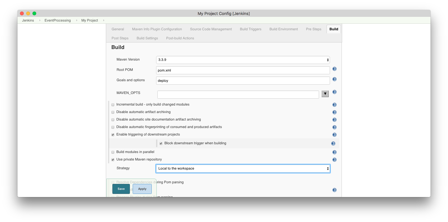 Jenkins build